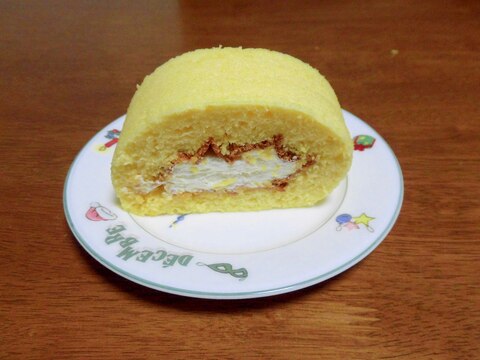 ふわふわのロールケーキ